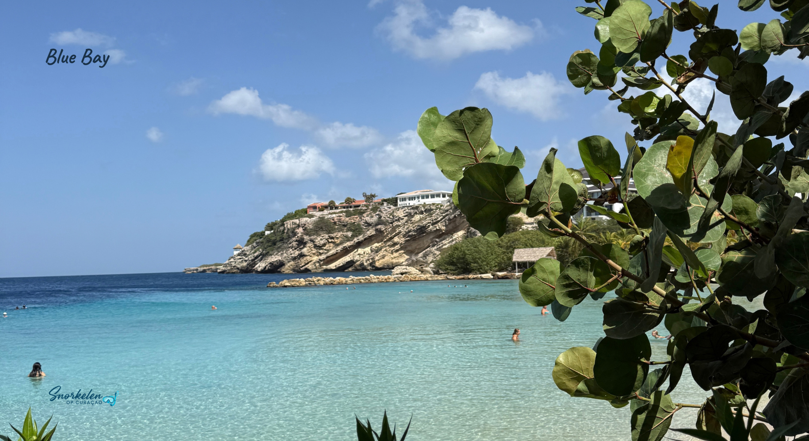 Rustig snorkelen met kinderen op Blue Bay
