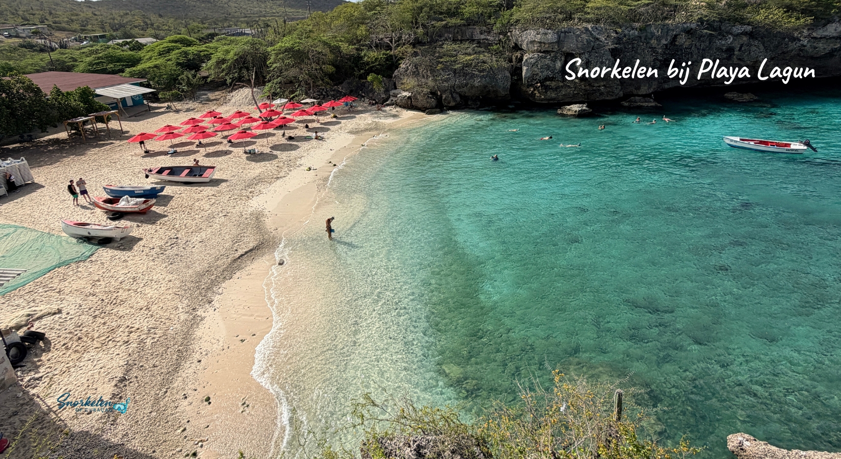 Playa Lagun, een van de mooiste snorkelplekken op Curaçao